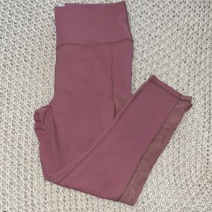 Pinkish PowerHold by Fabletics leggings with pockets